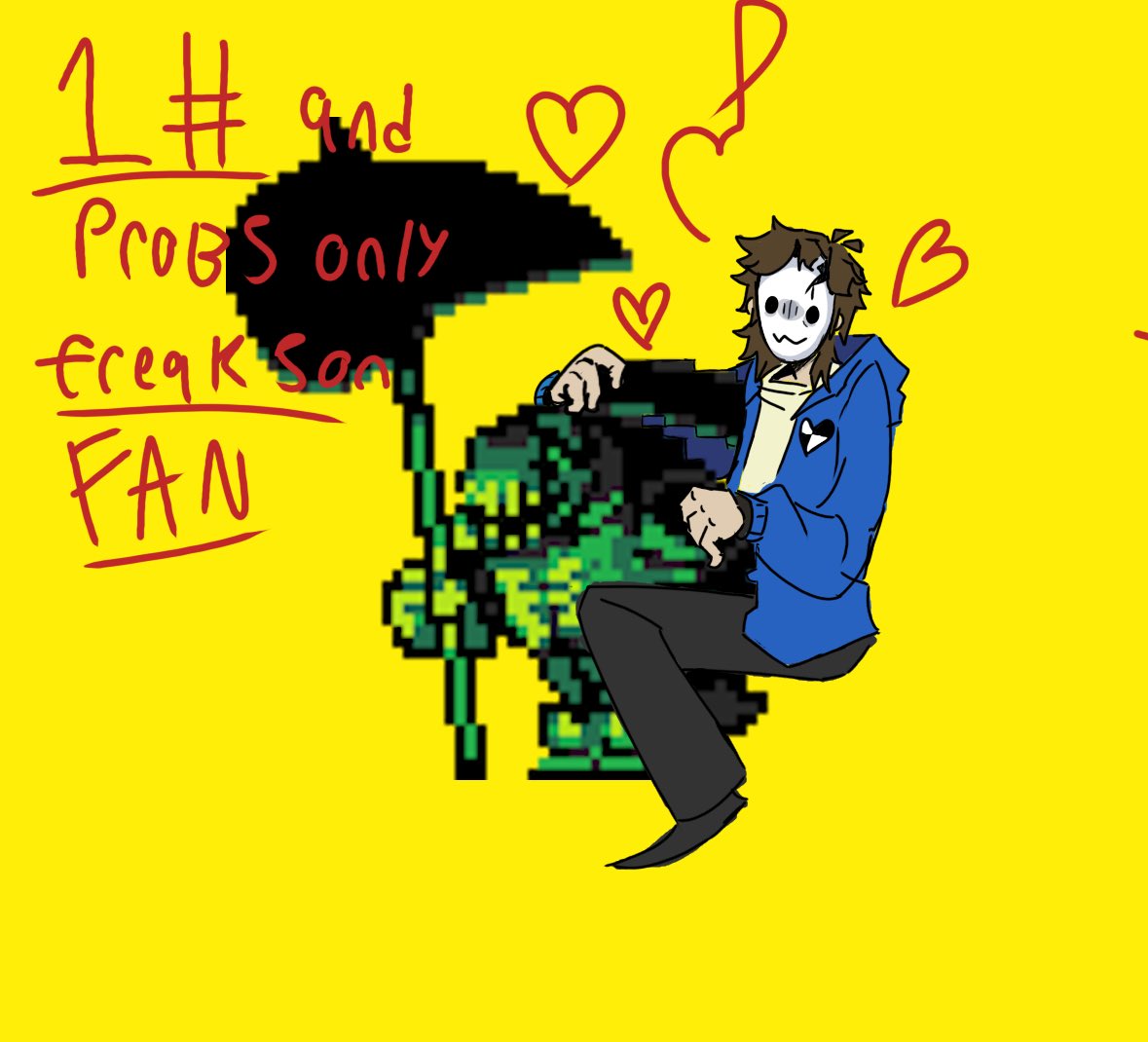 TheMr_Katman's tweet photo. #number1FreaksonFan #freakson #DELTARUNE https://t.co/juq7YdfF7N