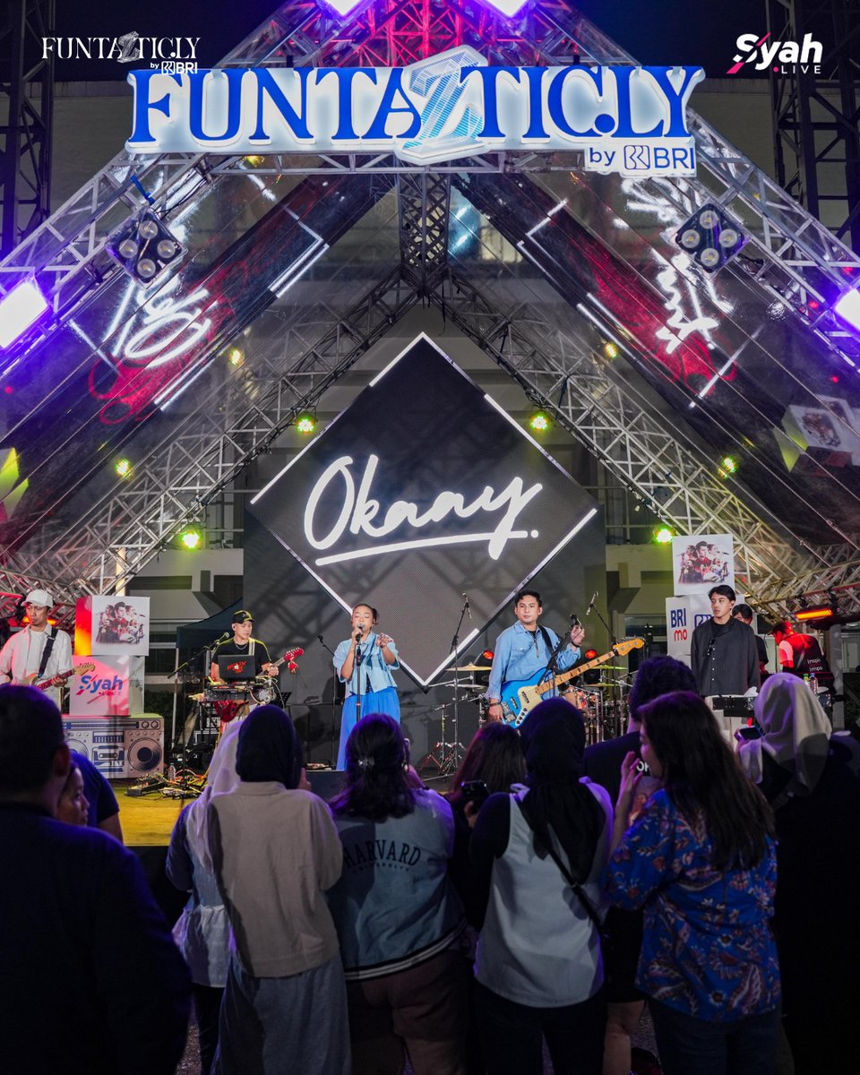 syahlive's tweet photo. Dan penutup yang gak akan dilupain, OKAAY sukses bikin semua sing along bareng sampai akhir! 💥

Terima kasih buat kamu yang udah jadi bagian dari keseruan ini. https://t.co/5andCDltQH by BRI gak akan sama tanpa kalian! 🙌

#SyahLive #BRI #FUNTAZTICLY #BRImoMudahSerbaBisa https://t.co/PCoe2ZHYDm