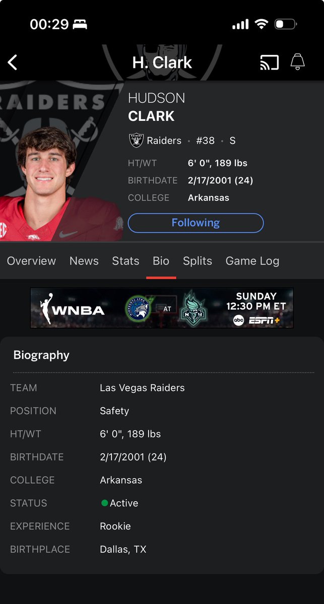 Next level Scot <a href="/hudclark3/">hudson clark</a> getting it done in the NFL 🫡  SFAW