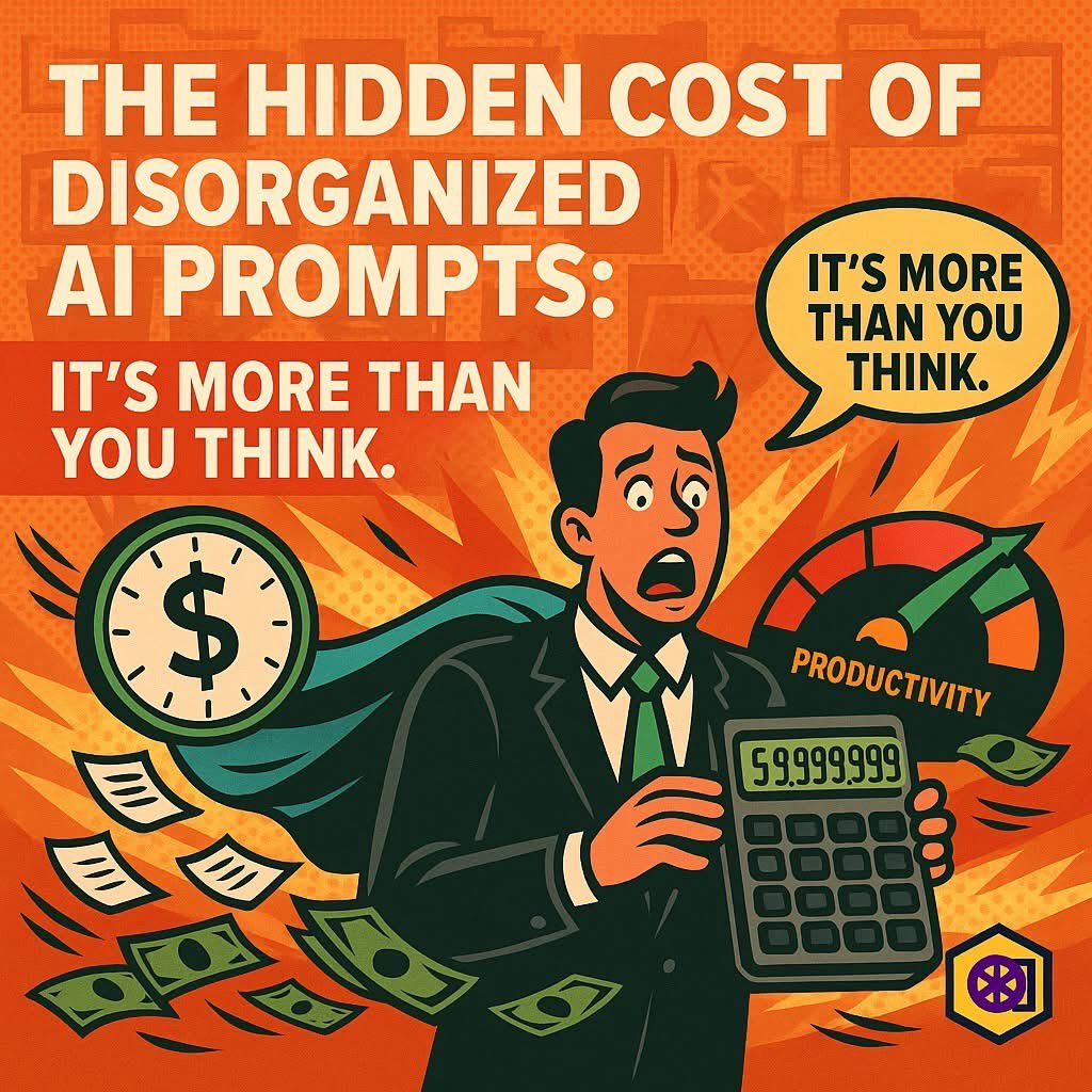 Every scattered prompt is money leaking from your business.

Disorganization doesn’t just slow you down; it robs you blind. Hours vanish. Ideas disappear. Revenue slips through the cracks.

PromptsVault stops the bleed.🩸 
Secure. Store. Prompt. 🔐