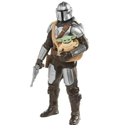 I just received Star Wars Galactic Action The Mandalorian &amp; Grogu Interactive Electronic 30-cm-scale Figures, Toys Children Aged 4 And Up - THE MANDALORIAN from Anonymous via Throne. Thank you! throne.com/brokenjediva #Wishlist #Throne