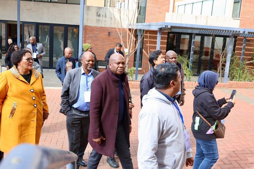 The Deputy Minister of Planning, Monitoring and Evaluation, Hon. <a href="/SeisoMohai/">Seiso Mohai</a> , joined Free State Premier Maqueen Letsoha-Mathae for the G20 Cultural Diplomacy Roadshow in Mangaung on the 07 August 2025.

The delegation visited key cultural and historical landmarks, including the