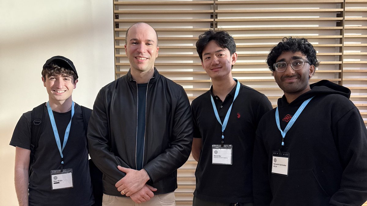 Pulled up to the <a href="/OpenAI/">OpenAI</a> Summer Dev Meetup for the free coffee, stayed because Greg Brockman didn’t kick me out.

“The real magic isn’t that I can talk — it’s that you keep talking back.” — GPT-5