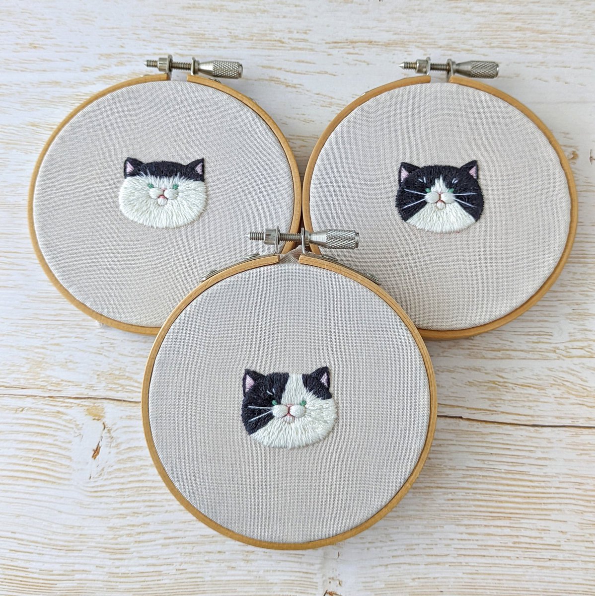 まめ様　オーダーページ♡ 豆《ネコの刺繍 》 (@mame85023) / X