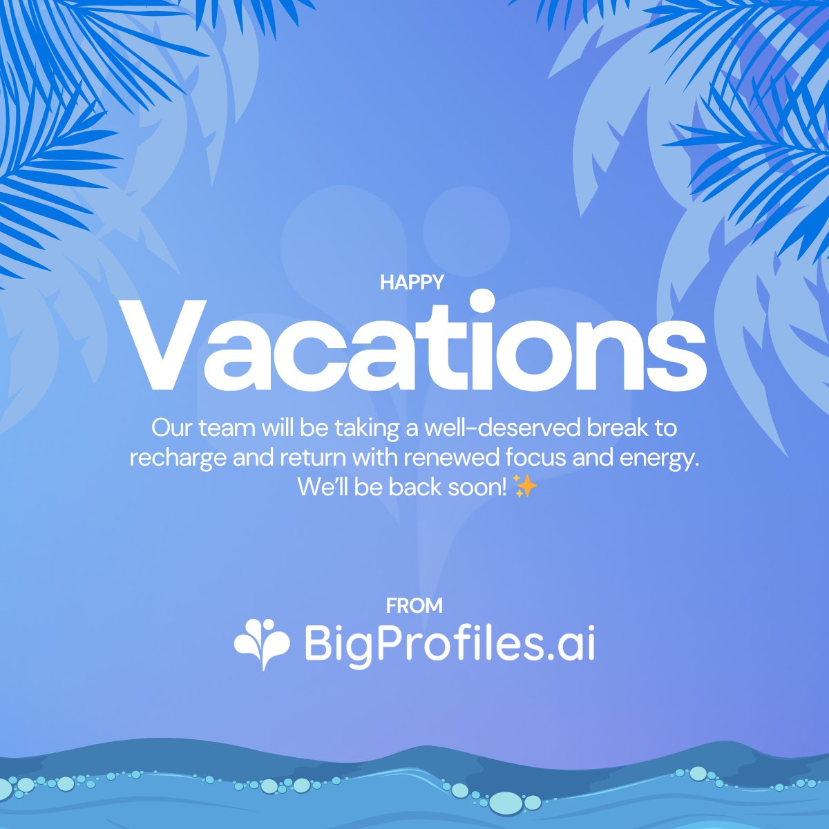 Happy Vacations!