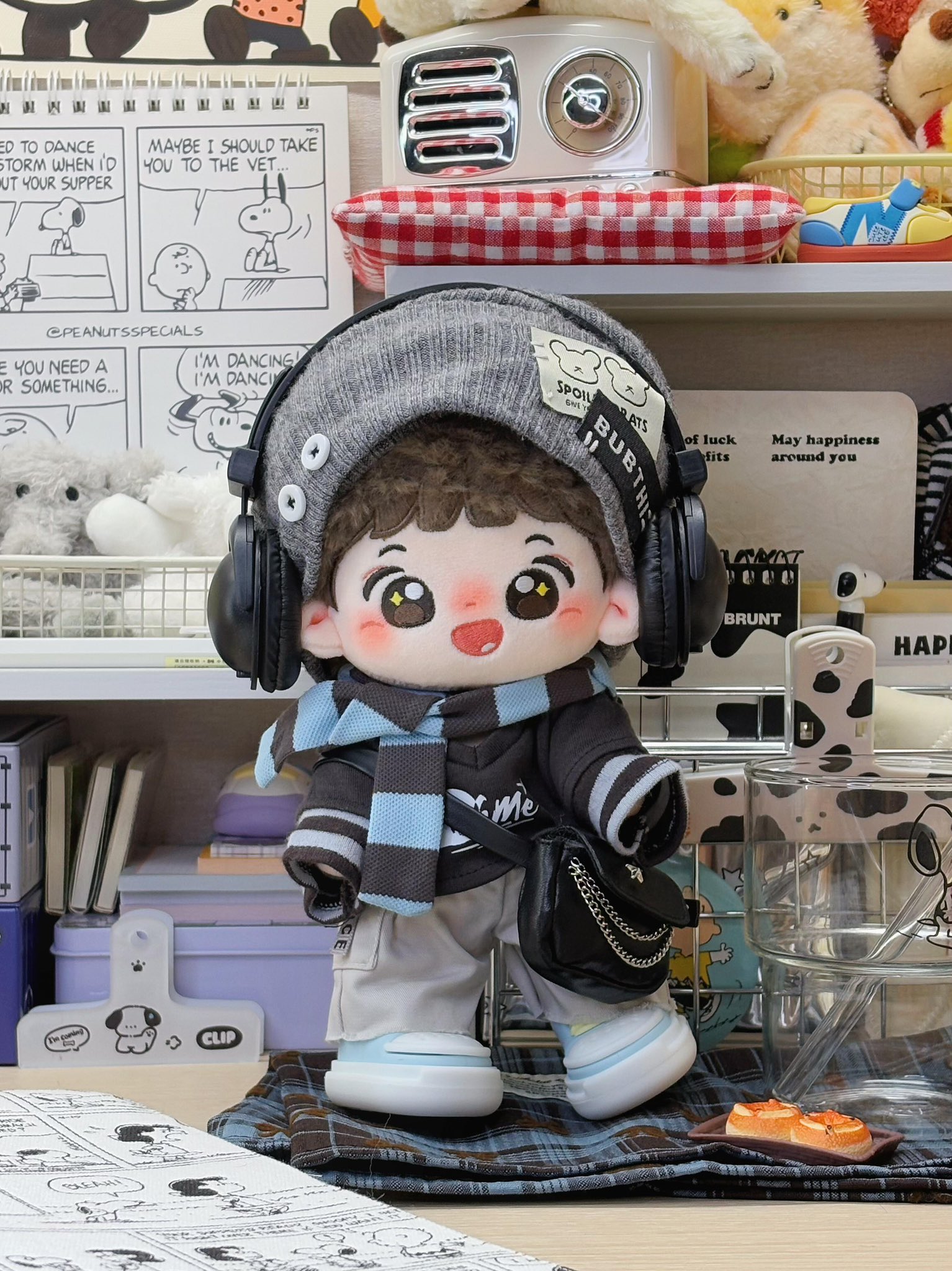 あぴこ様　はぴぬい　ぬい服　ジャケットコーデ 予約受付中】はぴぬい コスチューム 服 金色 ジャケット衣装