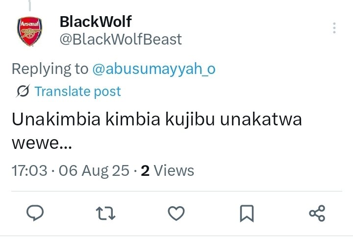 abusumayyah_o's tweet photo. We acha talbis
🫴kwani umeambiwa na nani matusi ni bidaa au kuangamazia watu ni bidaa⁉️
INA MAANA HUJUI MAANA YA NENO #BIDAA😂🤭
Jifunza dini acha kutia aibu ndogo ndogo kama hizi
Matusi na kuua ni maasi
🤏 kwani matusi na kuua hayakwepo zama za mtume?
🛡 halafu salafy gani katukana au kaangamiza watu⁉️
🫴kutukana na kukufurisha si ndio ibada zenu nyie masufy hamjiui⁉️😂
Matusi mangapi mnatutukana hapa na kutukufurisha kwa kutuita mayahudi au wanafiki au vibaraka⁉️😂
Jamaako huyu hapa anatukana matusi ya nguoni na wala hamumkemei lol acha urongo we kadhaab
Niletee posti moja ya salafy katamka neno "kaafiri" au "murtd" kwa kuwakufurisha masufy
Lete bana chap
HIZI TABIA MNAZO NYIE KILABU NNAR kila siku mnatuita mayahudi au wanafiki au vibaraka