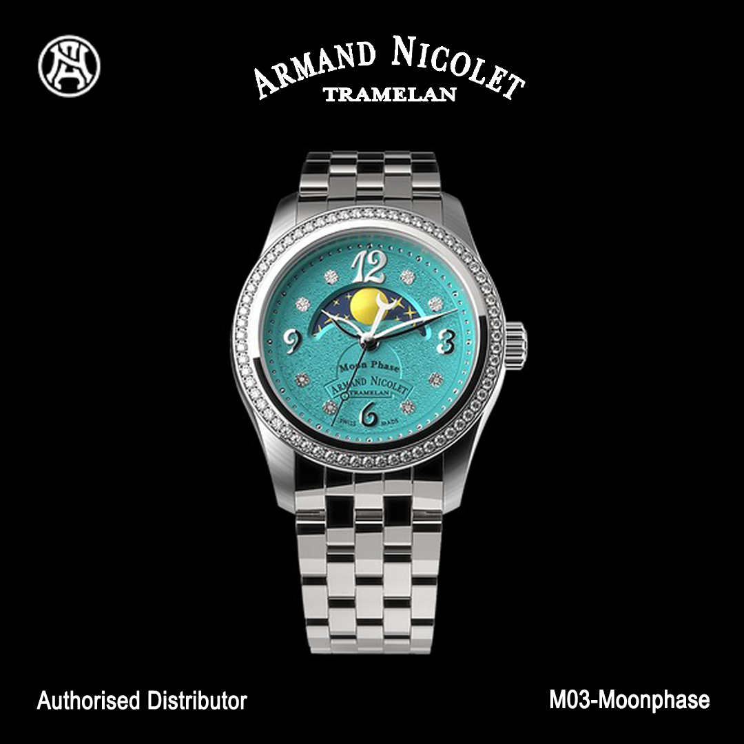 𝗠𝟬𝟯-𝗠𝗼𝗼𝗻 𝗽𝗵𝗮𝘀𝗲

Diamond Bezel
📞:  061 511 9023 or 044 001 4000
📩:   info@armandnicolet.co.za
🌐:  armandnicolet.co.za

#ArmandNicolet #SouthAfrica #Swisswatches #LuxuryWatches #SwissMade #ElegantDesign #WatchCollector