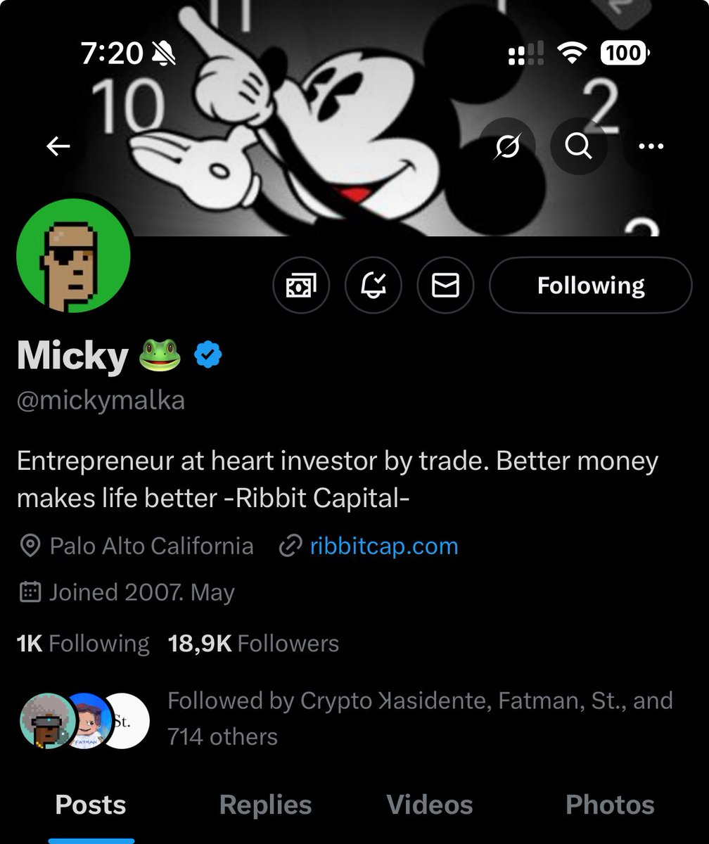 $TIBBIR stealth exit countdown is ON! ⏰🐸

1. <a href="/mickymalka/">Micky 🐸</a> stealth launched <a href="/ribbita2012/">ribbita</a> on Jan 11 Saturday, then immediately Micky changed his PFP to 01.11 SAT, while Micky has <a href="/base/">Base</a> blue cover photo set

2. Micky bought IP rights of Cryptopunks then changed his PFP to