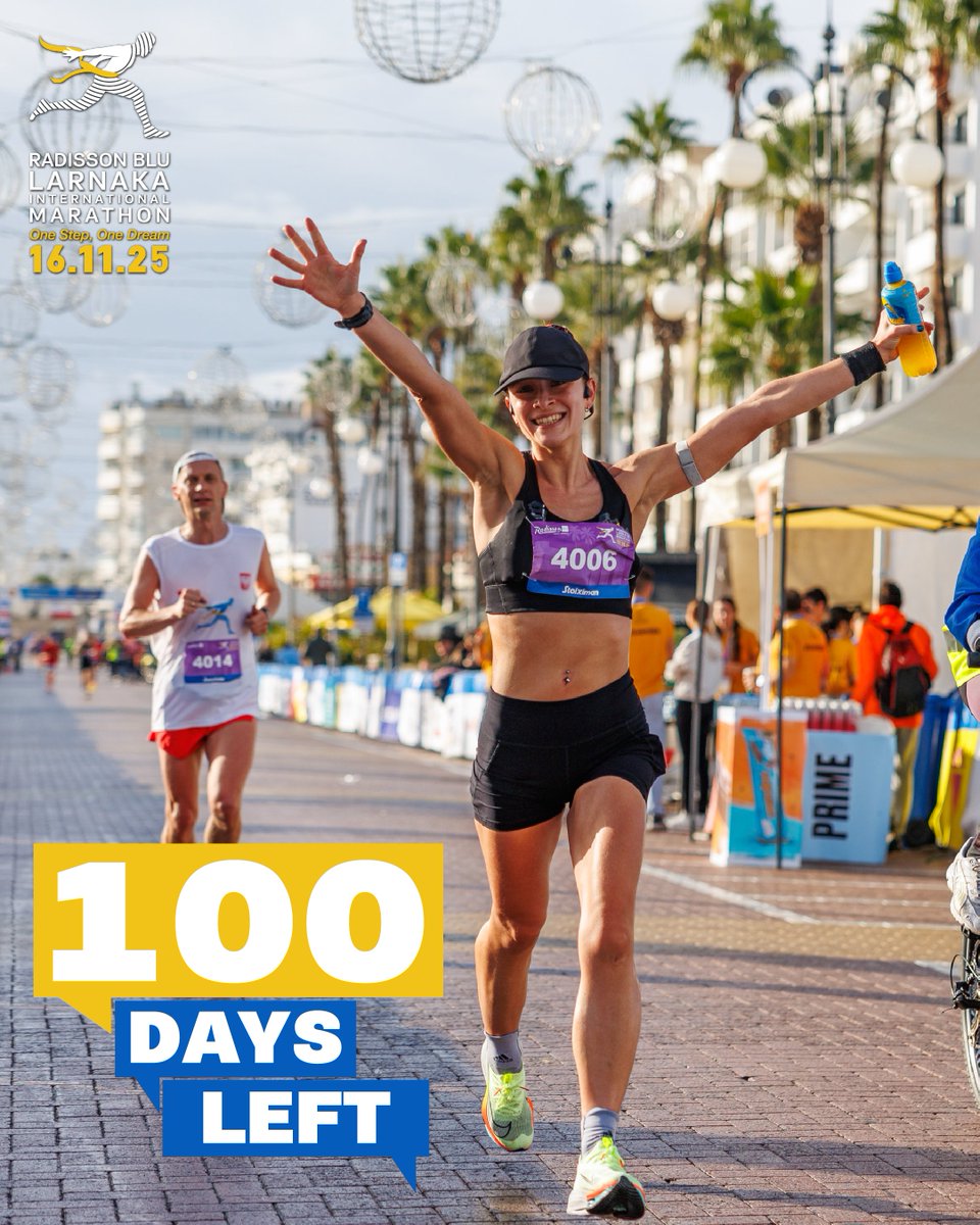 Just 100 days between you and your most epic race!

Your winning spot is waiting for you at bit.ly/larnakarun2025

#LarnakaRun #KeepUpTheTraining