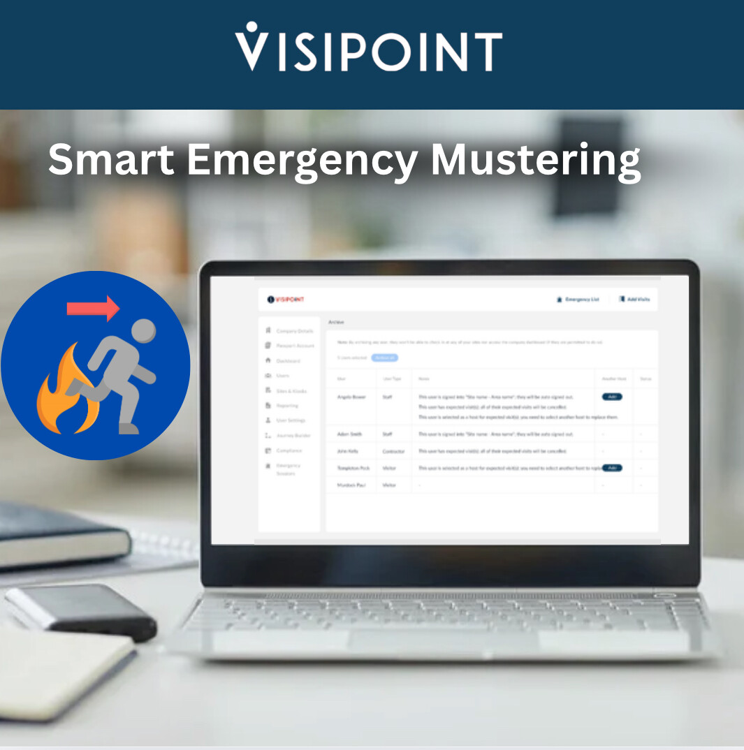 VisiPoint's tweet photo. No more scrambling with paper lists 🚨 VisiPoint shows you who’s on-site in real time — paper-free.
Read the blog: https://t.co/Cf3voaWaWv

#EmergencyPrep #SmartReception #FacilitiesManagement #VisiPoint https://t.co/ANrfduLt8D