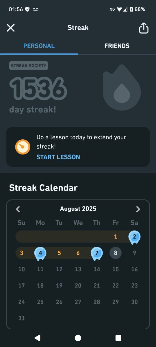 giving up on duolingo today. moving on to anki supremacy