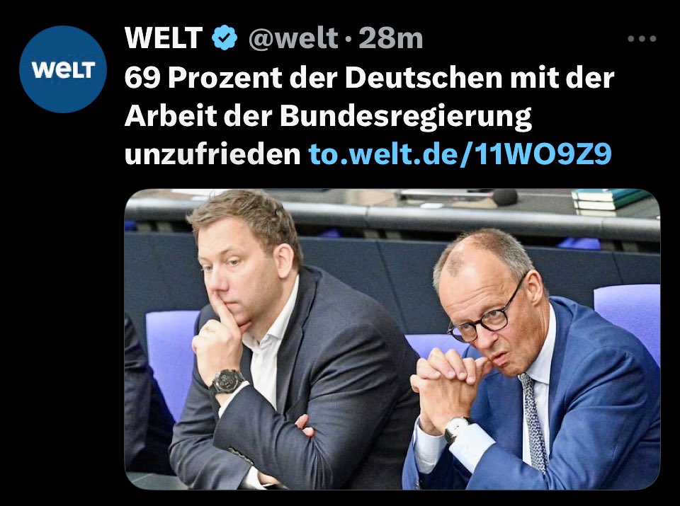 #DeshalbAfD #AfD #Merz 
Dieses Desaster war absehbar, eine Regierung, die unser Land zerstört.
Friedrich Merz ist ein waschechter Heuchler, der großmaulig Versprechen macht, aber im entscheidenden Moment feige den Schwanz einzieht und mit den Linken kuschelt. Sein verlogenes