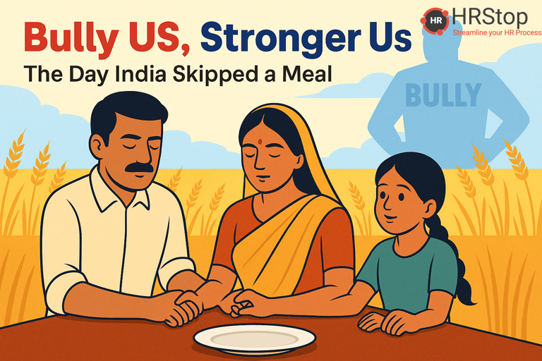 hrstop's tweet image. #FridayMusing #HRStop #RashmiAgarwal
🇮🇳 Bully US, Stronger Us: The Day India Skipped a Meal

In 1965 , India faced a food crisis and a powerful trade partner using it to dictate terms.
Instead of bowing, Prime Minister Lal Bahadur Shastri turned to the people with a simple