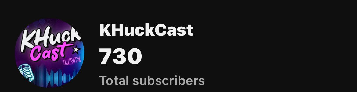 KHuckCast 💜 🎙️ on X: 