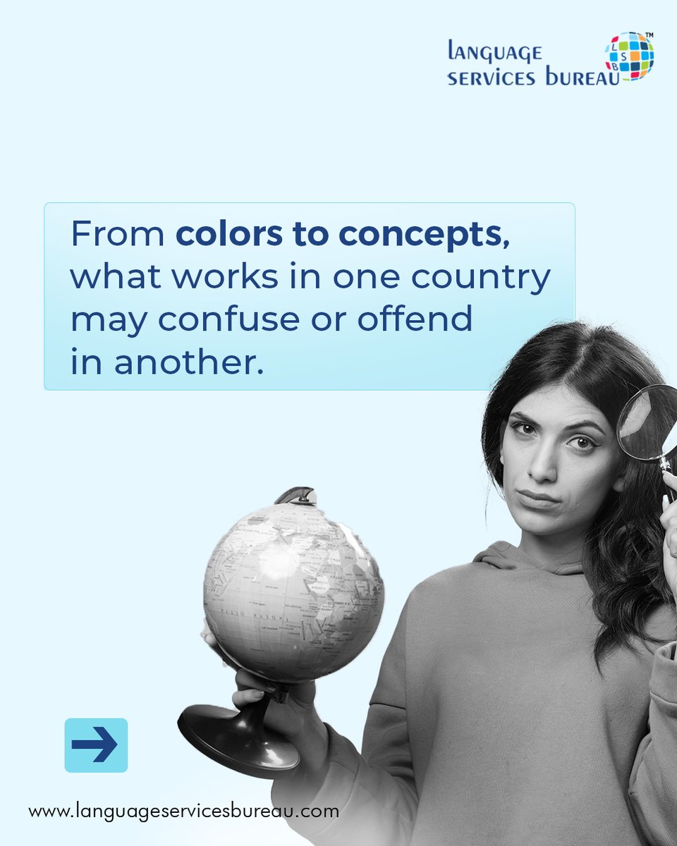 language_bureau's tweet image. Market research reveals cultural preferences, tone, and buying behavior—so your message lands right.
Localize with purpose. Partner with Language Services Bureau now.
#localizationmatters #marketresearch #GoGlobal #translation #languagesservicesbureau