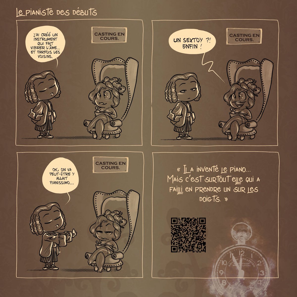nfxgt's tweet photo. Qui postule aujourd’hui ?

La réponse en flashant le QR code.

https://t.co/n1KPVgBgK4
https://t.co/iKgB8ND5bv
#BD #humour #Erotisme #Sexy #science #Histoire #inventeur https://t.co/Za82qSMKYB
