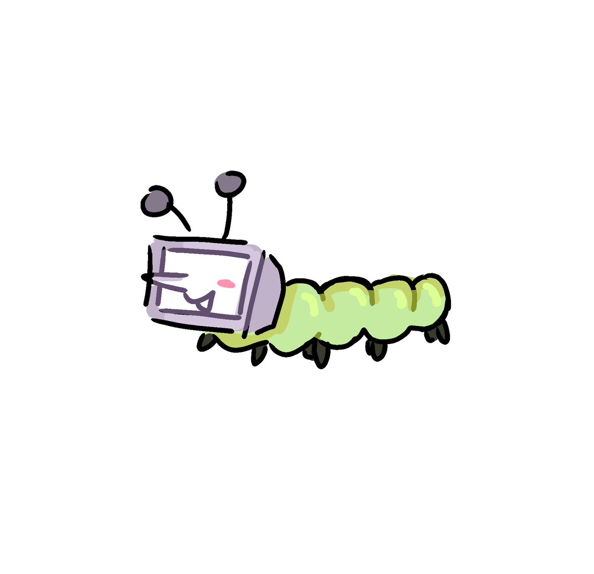 Toshi34861928's tweet photo. Tenna caterpillar 
#tenna #mranttenna #tennadeltarune https://t.co/PnpWY8Bygq