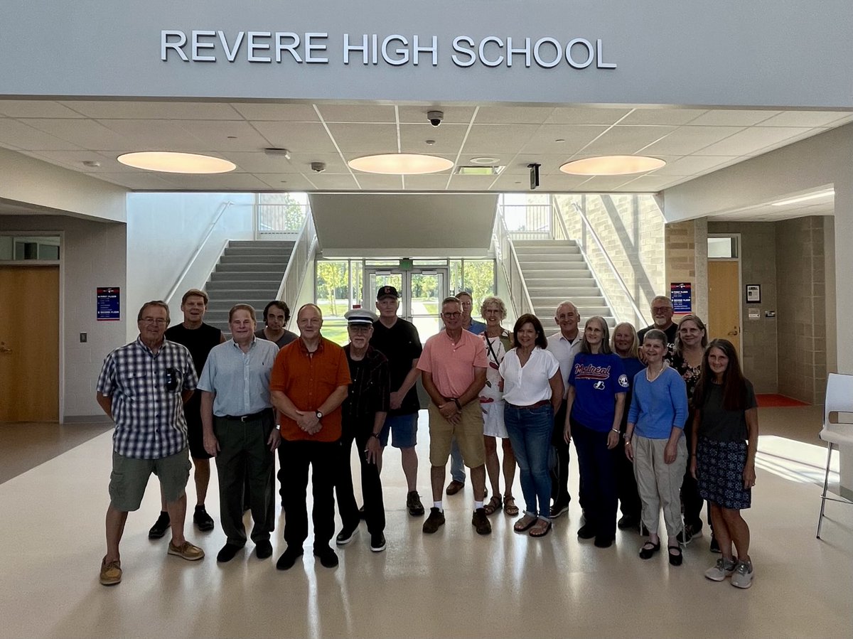 DougFaris's tweet photo. Had a blast with the @RevereLocal Class of 1975 as they celebrate their 50th reunion this weekend! Congrats and enjoy the memories! #reverepride https://t.co/BiXSlwgyMw