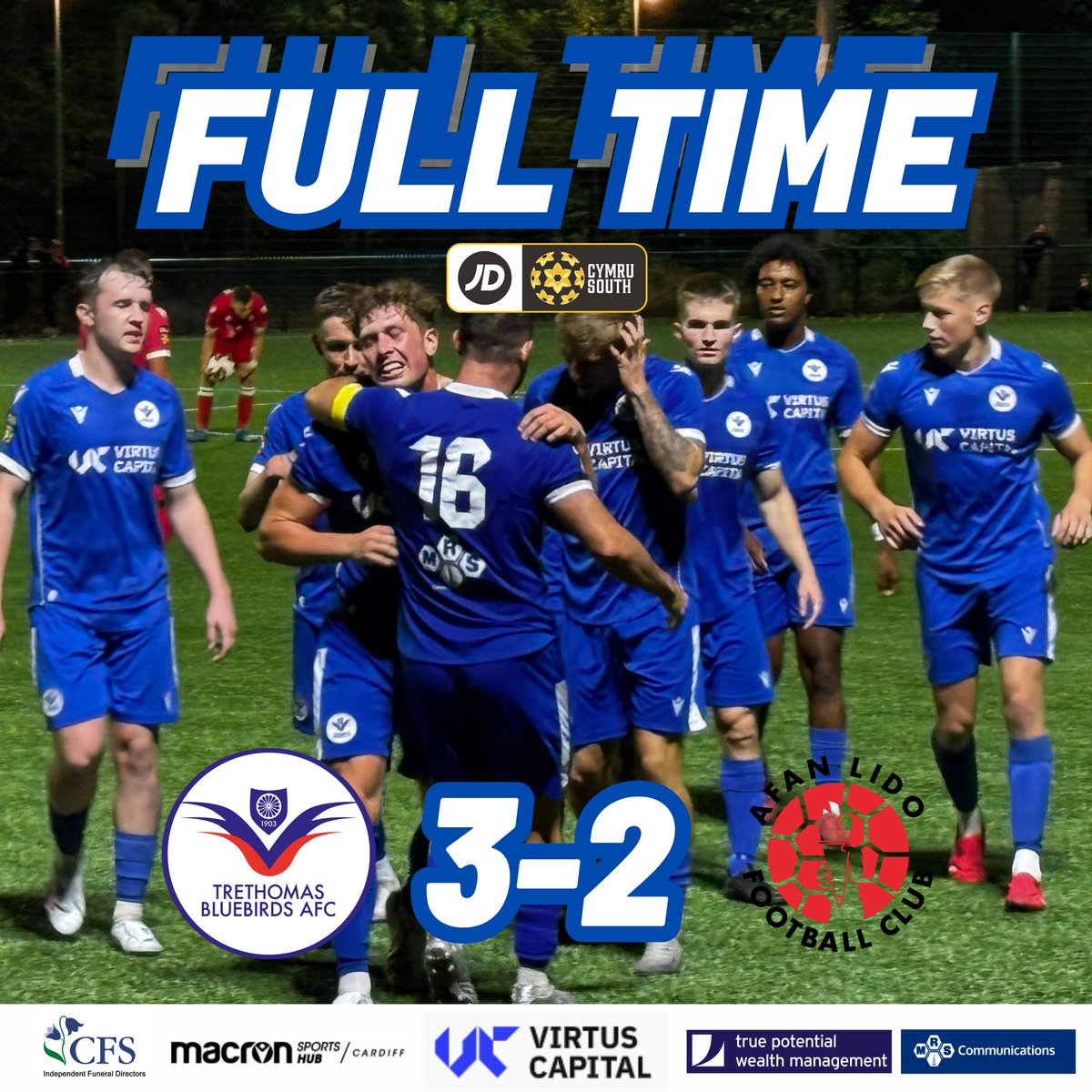 Trethomas Bluebirds AFC (@trebluebirdsfc) on Twitter photo 💙First Win Of The Campaign💙
An excellent performance against a competive <a href="/CPDLidoAfan/">Afan Lido F.C.</a> who never stopped working.
Well done Bluebirds 💙
#UppaTre 💙First Win Of The Campaign💙
An excellent performance against a competive <a href="/CPDLidoAfan/">Afan Lido F.C.</a> who never stopped working.
Well done Bluebirds 💙
#UppaTre
