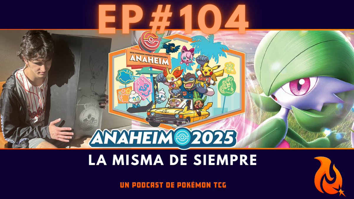 ⭐ LA MISMA DE SIEMPRE | Torre Quemada Podcast #104 ⭐ 

🔹Mundial 2025 al detalle 
🔹Mega Anuncios: Mega Charizard X, Mega attack y Mundial 2026

🔗youtu.be/Ay1x4ojINVs