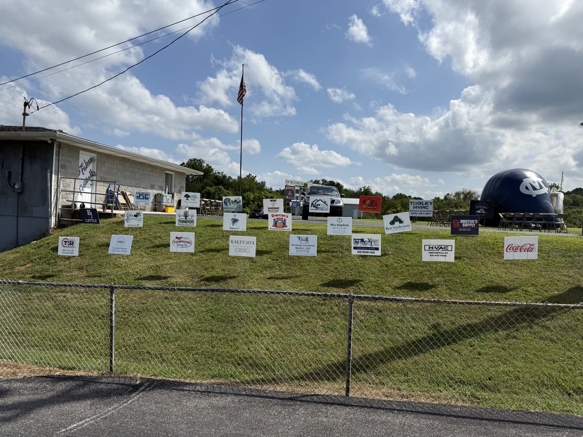 A special shoutout to all of our sponsors for this season! We couldn’t do it without them.  

We hope to see everybody at Darrell Carter Stadium tonight at 7:00PM as we kickoff the season against the Warren Central Dragons!