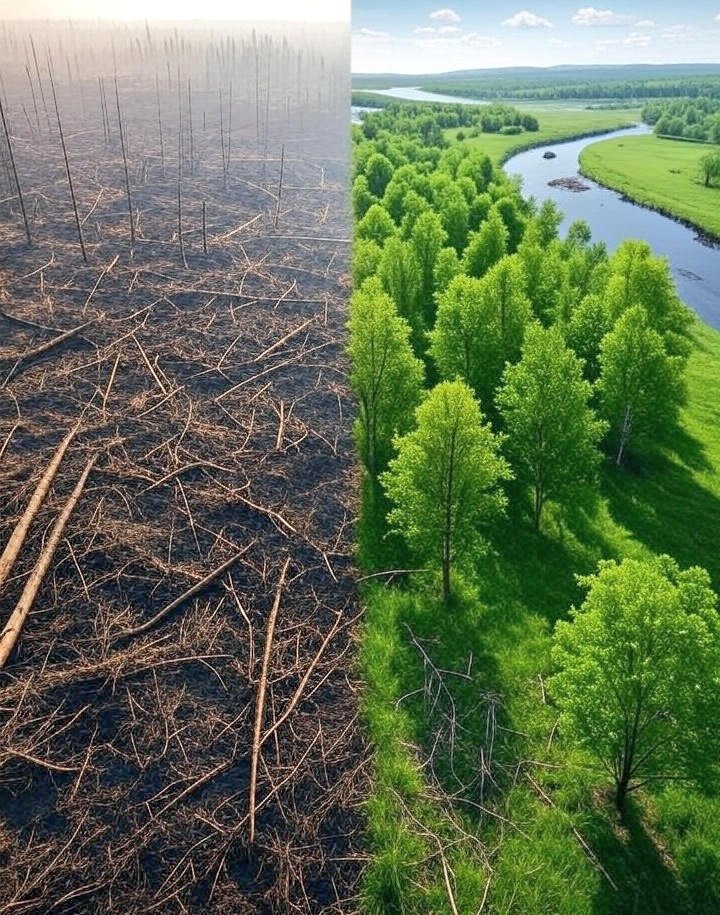 prabhatmisra's tweet image. 🧨We destroy nature in the name of progress, then fight to save it from problems that progress created.

🔥Paradox of progress vs. neglect.

⚠️Our own worst enemy are:
-Short-term thinking
-Ignorance
-Greed
-Failure to look beyond tomorrow.
#ClimateCrisis #ActOnClimate #ForNature