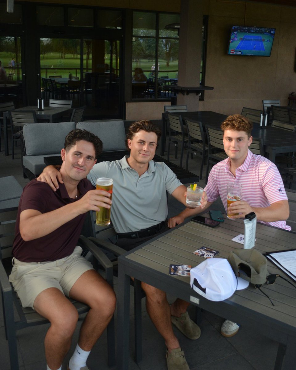 stcgcc's tweet image. A perfect patio evening 🌅 So much great energy from the talented Max Hillier Duo! The good vibes continued from a day spent celebrating our juniors at the Member Guest tournament. A fantastic day all around! ✨