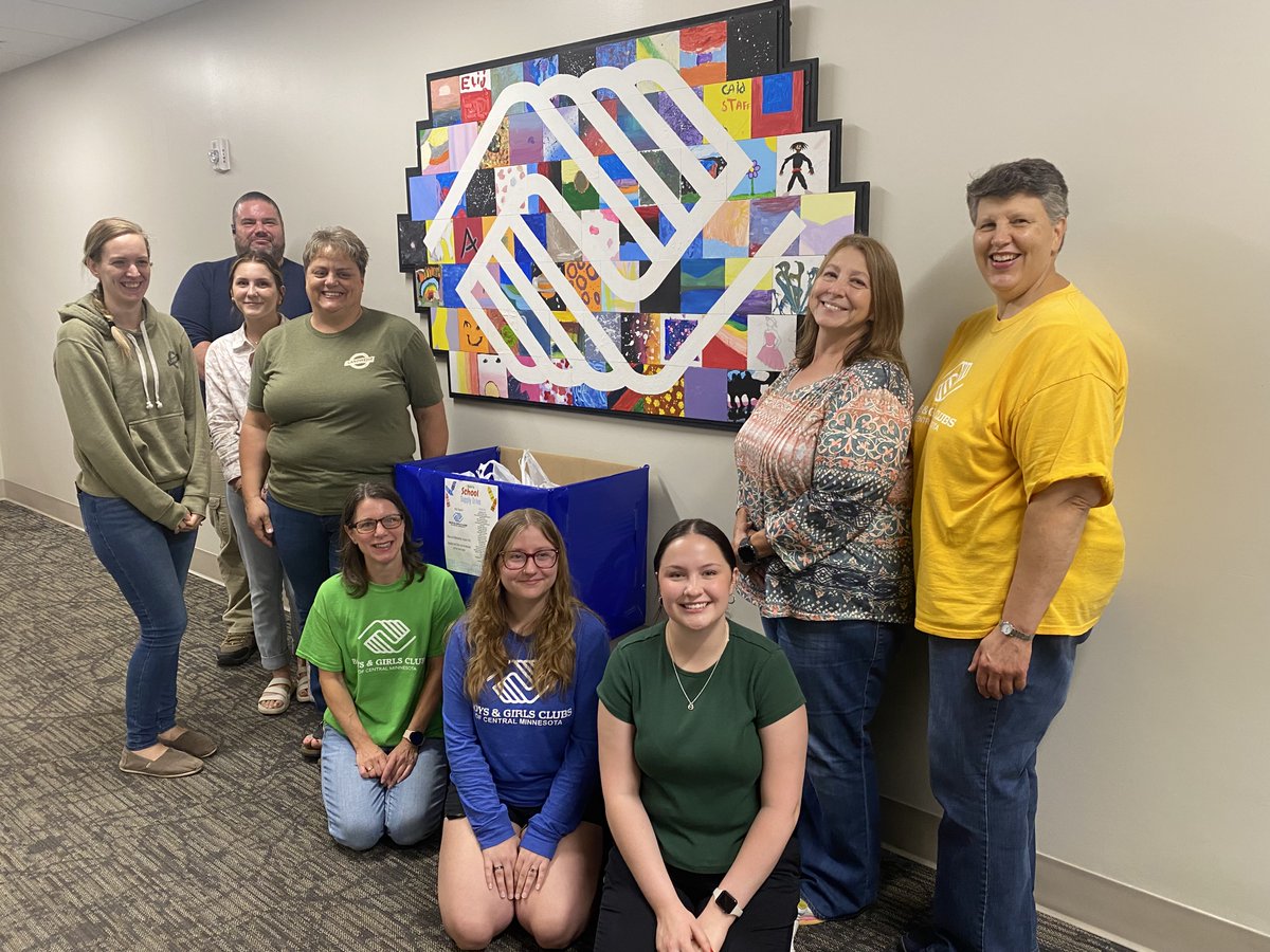 From all of us at Boys &amp; Girls Club, thanks a ton for your generous school supply donation, Landwehr Construction, Inc.!