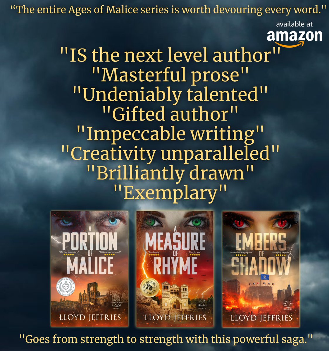 "With sharp twists and bold ideas, Ages of Malice is a captivating exploration of morality, power, and the human spirit. Impossible to put down."
#book #series
amazon.com/dp/B0BHXPDHYL