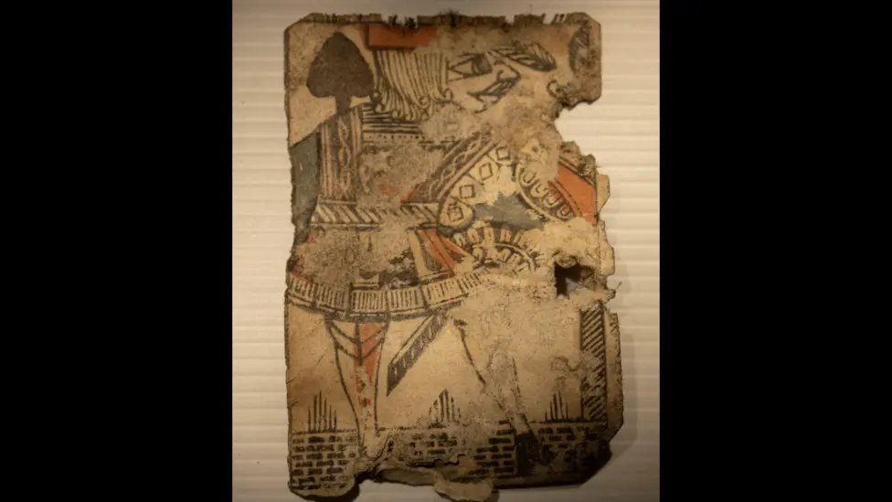 This 300-year-old Jack of Spades card was found under the floorboard of an old English ship.

In 300 years, people will look back and find archaeological evidence of early Bitcoiner collectibles and merch.