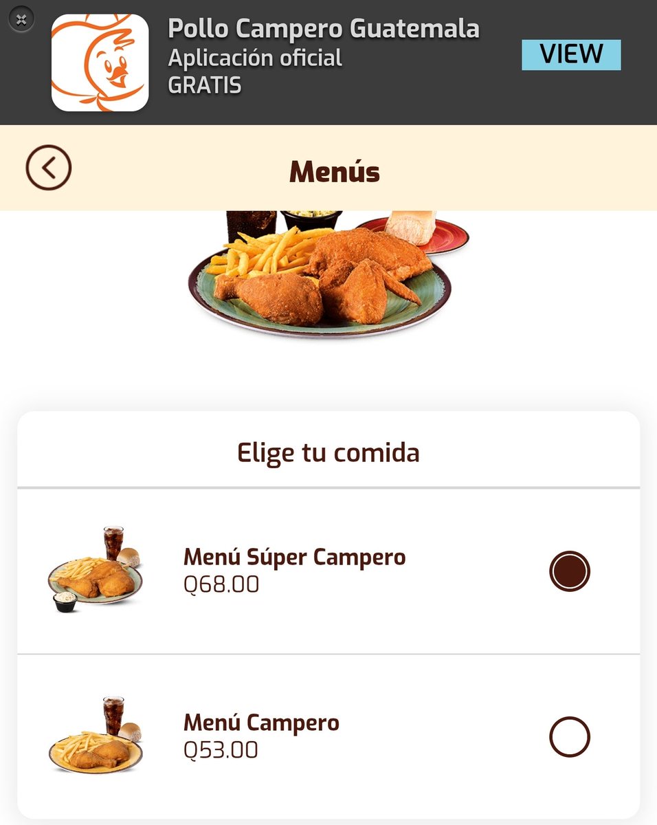 Rincón Suizo: Q40
Pollo Campero: Q68
<a href="/CamperoGT/">Pollo Campero Guatemala</a>
Parece que comer mal ahora es más caro 😳😅😅