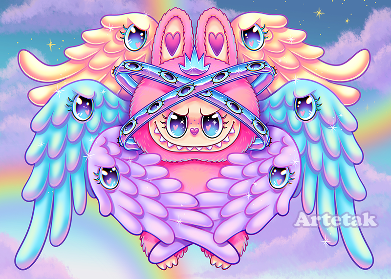 I am not vending Dragoncon, but next weekend you can snag my LaBeBe Not Afraid print at the ABV Gallery booth! There will be artists painting live all weekend so go check it out!