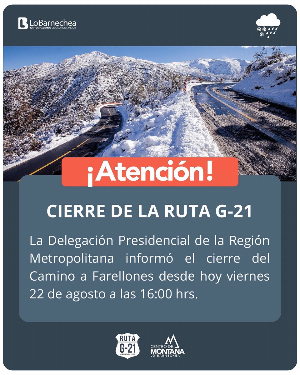 CIERRE RUTA G-21