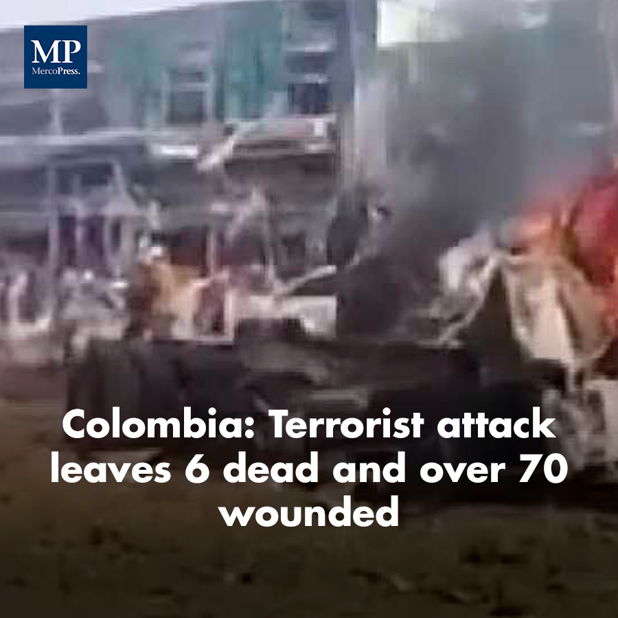MercoPressNews's tweet image. At least six civilians were killed and 71 other people were wounded following an explosion Thursday at the #MarcoFidelSuárez Colombian #AirForceBase in #Cali, caused by an attack with cylinder bombs thrown from a truck.