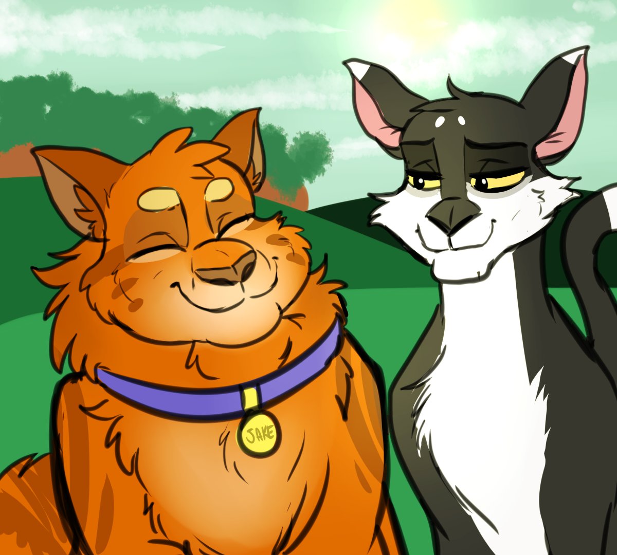 Strawstail's tweet photo. GAY MARRIAGE???? 
(2017) 

#wctwt #warriorcats https://t.co/88MESf6KUB
