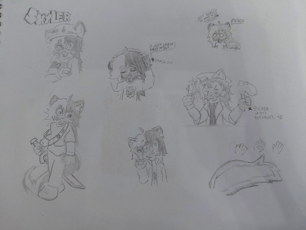 Oliver_skunk's tweet photo. finally my creative block is over and I finaly made some Sky arts!

Maybe later I'll digitize each one of these drawings :p https://t.co/4E9ApkqhV1