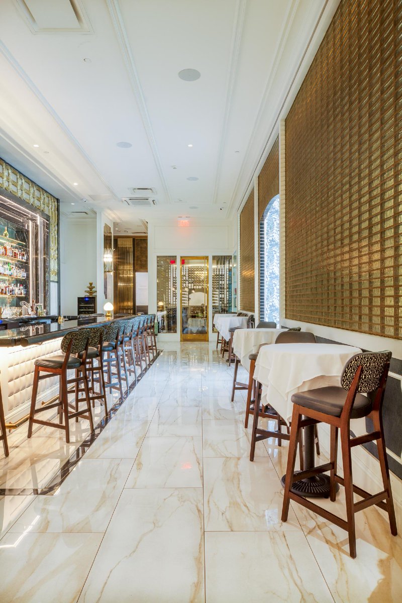 🌟 Turner's Cut's stunning glass brick façade, supplied by Acme Brick Tile &amp; Stone, elevates Houston's luxury dining scene. The <a href="/GlenGeryBrick/">Glen-Gery</a> Venetian Glass Smokey Quartz Natural, available in select Acme markets, perfectly embodies Gilded Age elegance. #AcmeBrick #GlassBrick