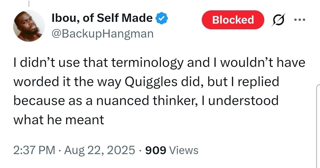 'UM ACTUALLY, I'M A NUANCED THINKER BECAUSE I SAID YES TO SOMEONE COMPARING PRO WRESTLING TO ETHNIC CLEANSING' 🔥🔥🔥

Get your pseudo-intellectual act the fuck out of here, you know EXACTLY what you fucking said.