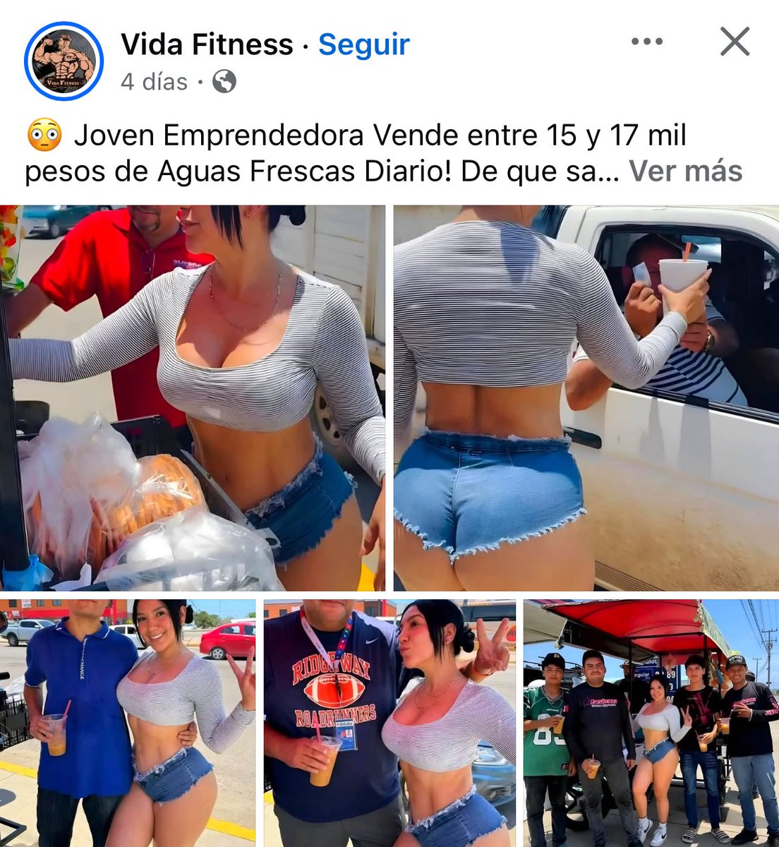 Me da una por favor? Cuánto más si le escupe ?