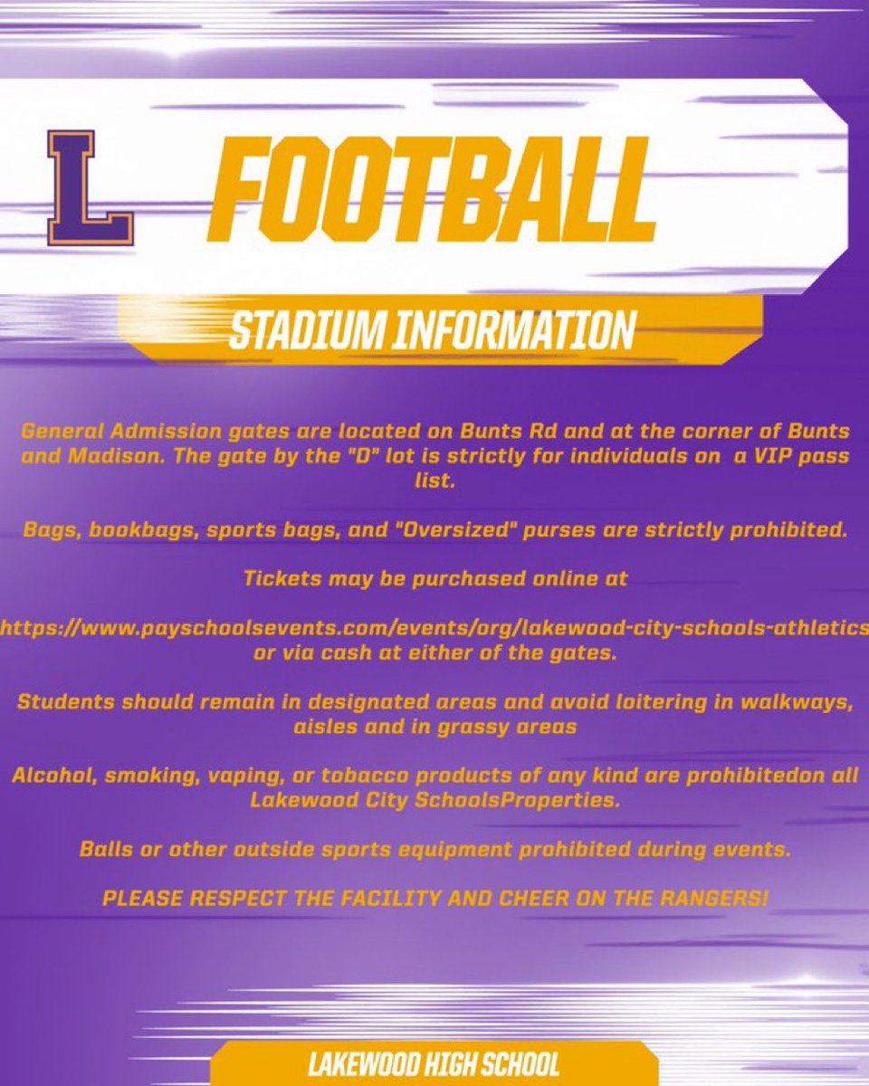 Lakewood Recreation (@lkwdrec) on Twitter photo “It’s a GREAT day for Lakewood Football” Good luck to <a href="/LKWD_rangerfb/">Lakewood Ranger Football</a> 2nite vs John Marshall. Full season schedule & <a href="/Lkwd_LHS/">Lakewood High School</a> Stadium info below
Let’s Go Rangers 🏈 💪 😤 #LakewoodStrong #RangerPride “It’s a GREAT day for Lakewood Football” Good luck to <a href="/LKWD_rangerfb/">Lakewood Ranger Football</a> 2nite vs John Marshall. Full season schedule & <a href="/Lkwd_LHS/">Lakewood High School</a> Stadium info below
Let’s Go Rangers 🏈 💪 😤 #LakewoodStrong #RangerPride