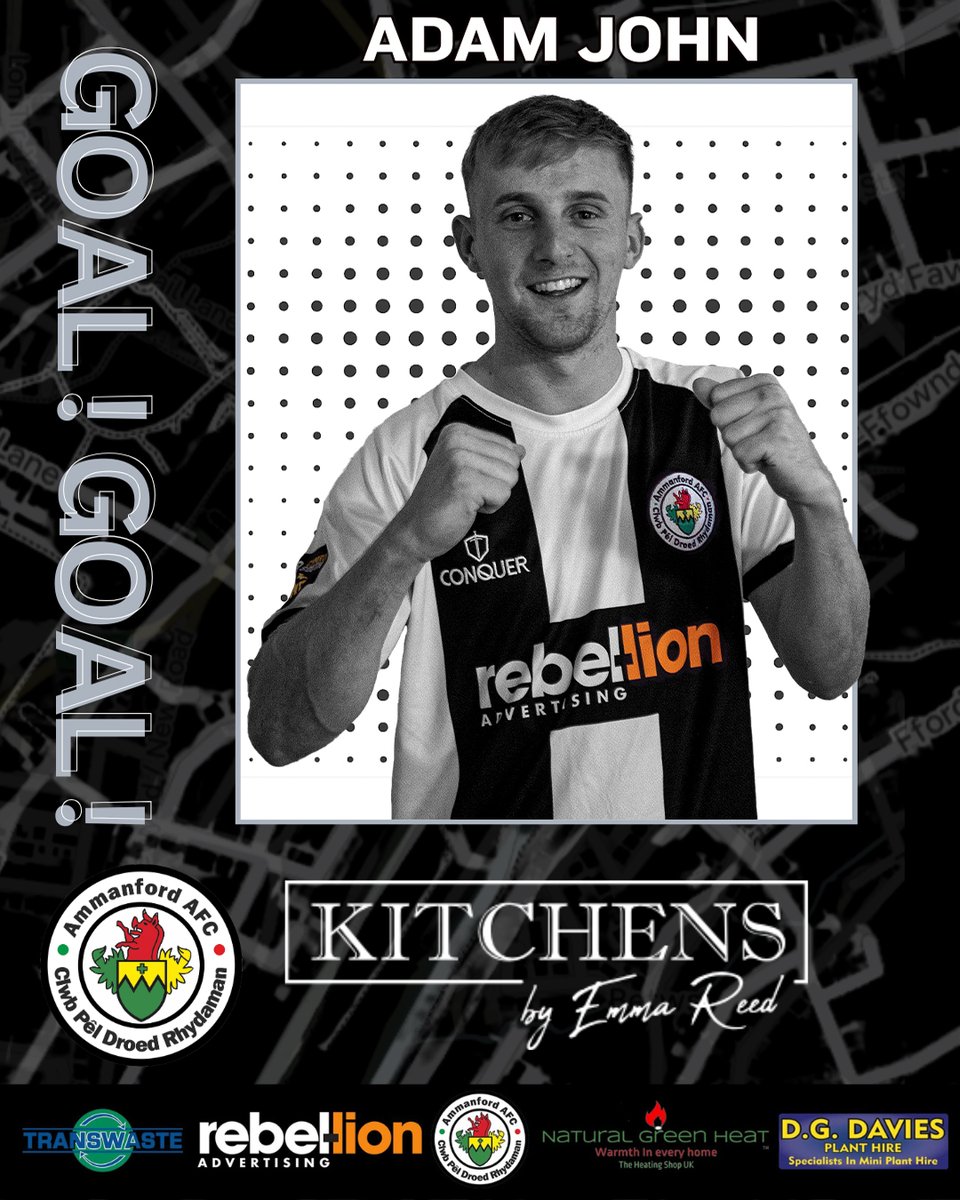 AmmanfordAFC's tweet photo. 76| GOOOOOOOAAAAAAALLLL AMMANFORD!!!

In a game of a few chances, Town finally get a breakthrough! Owain Davies plays in Adam John who expertly puts it in the corner to give Ammanford the lead!

🐗1-0🔵

Sponsored by @KitchensbyEmma 

#TheTownAsOne #EinTref https://t.co/xbqlect9xO