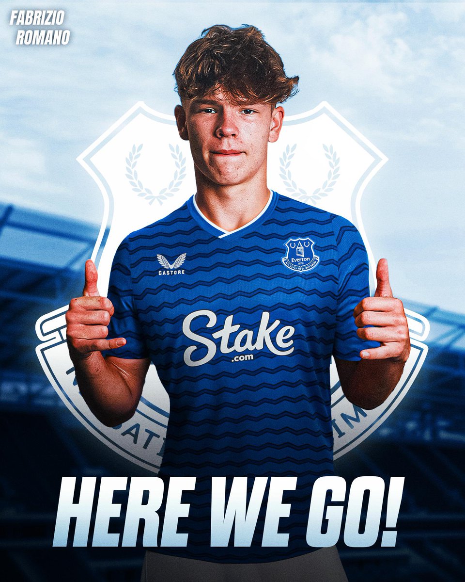JustFootball_20's tweet photo. 🚨🔵 Tyler Dibling to Everton, here we go! Deal in place for talented winger to join #EFC after long negotiations.
Verbal agreement at £42m plus sell-on clause to Southampton, long term deal for Dibling agreed back in June.
#TylerDibling https://t.co/wjJN2kf1Us