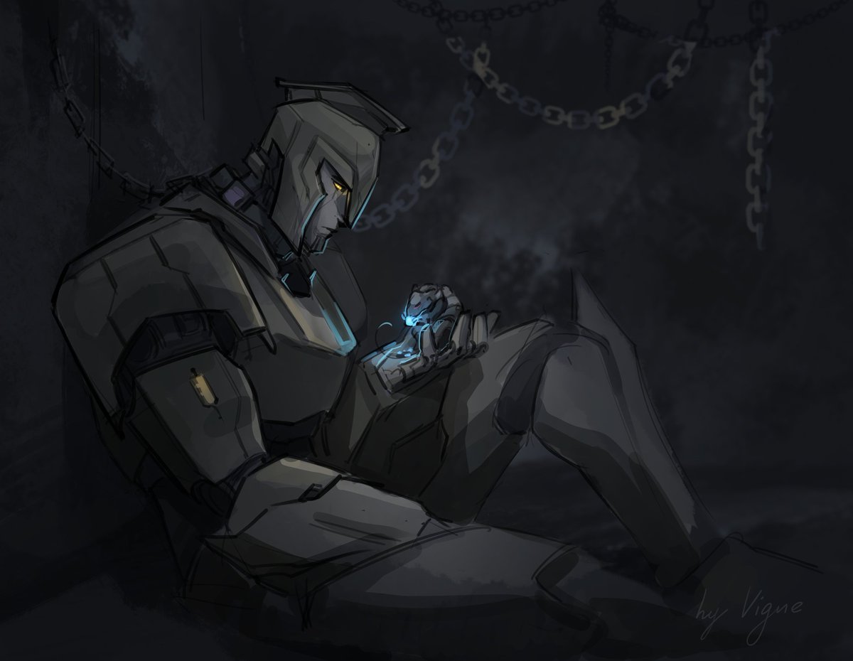 "Your only company". Commissioned illustration for fanfiction🐁

#Transformers #ocart #MTMTE #by_Vigne