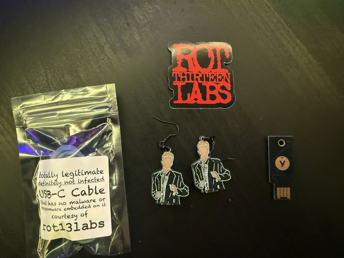 nyte (@nyt3star) on Twitter photo I just received these earrings for my partner from <a href="/rot13labs/">rot13labs</a> and I have to say, they work wonderfully and made us laugh so hard.
<a href="/c0ldbru/">c0ldbru โ nษนqpส
0ษ</a> is such a great dude and makes some of the funniest troll/hacker hardware. Thanks so much man, I canโt wait to see what you make next!! I just received these earrings for my partner from <a href="/rot13labs/">rot13labs</a> and I have to say, they work wonderfully and made us laugh so hard.
<a href="/c0ldbru/">c0ldbru โ nษนqpส
0ษ</a> is such a great dude and makes some of the funniest troll/hacker hardware. Thanks so much man, I canโt wait to see what you make next!!