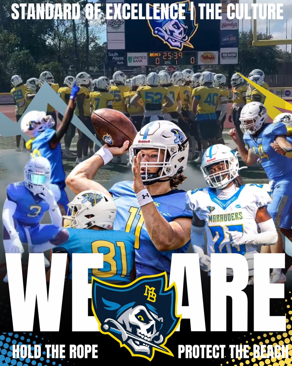 The MARAUDERS have reported and are working hard for kickoff against the US Naval Academy! #4TheCulture 🏴‍☠️