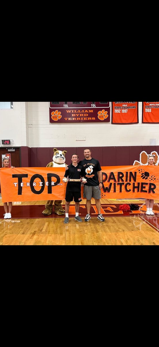Proud of our guy Darin for being named the Top Terrier for the 25-26 school year!