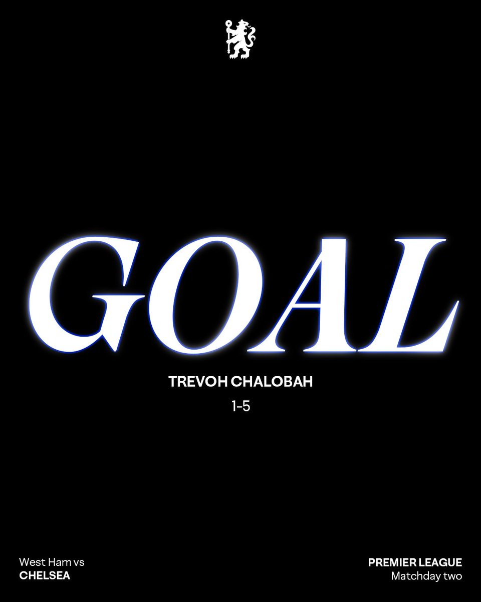 TREEEVVVV! 👌 IT'S FIVE!

⚒️ 1-5 ⚫️ [58] #CFC | #WHUCHE