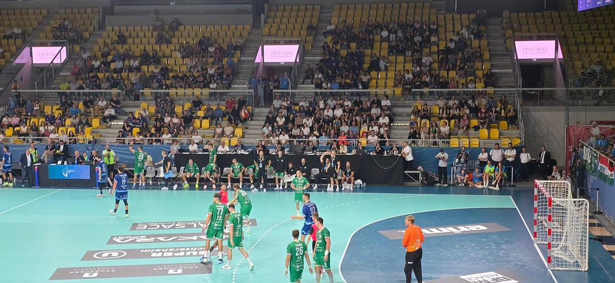 Montpellier vs Gyor à l'#europacup de #Strasbourg