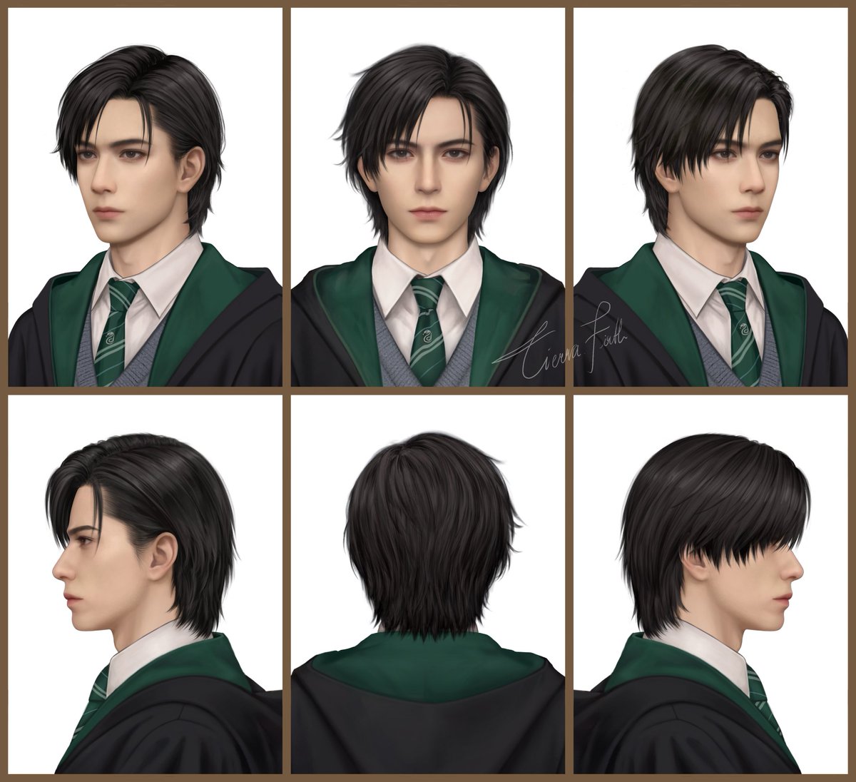 TierraFirth's tweet photo. #OC #originalcharacter #digitalpainting #headshot #portrait #HarryPotter  #wizardingworld #hogwarts #slytherin https://t.co/lNfDmm9ppC